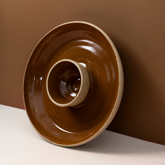 Chibben konjakinvärinen tarjoilukulho